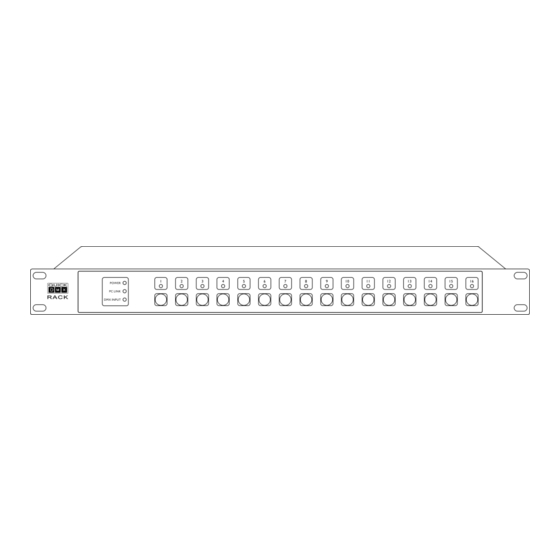 SHOWTEC Quick DMX Rack V1 Handbuch