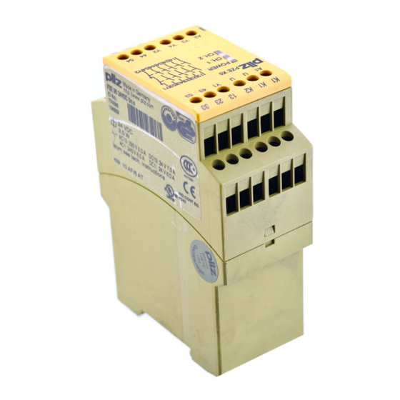 Pilz PZE X5 Handbücher