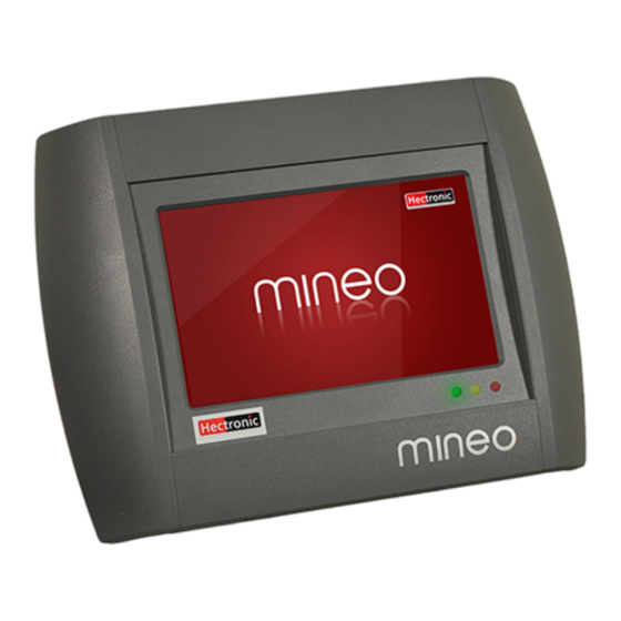 Hectronic OptiLevel Mineo Controller Touch Technisches Produkthandbuch