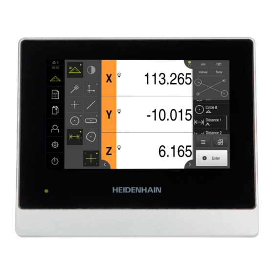 HEIDENHAIN QUADRA-CHEK 2000 Bedienungsanleitung