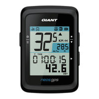Giant NeosGPS Bedienungsanleitung