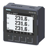 Siemens 7KM PAC3220 Gerätehandbuch