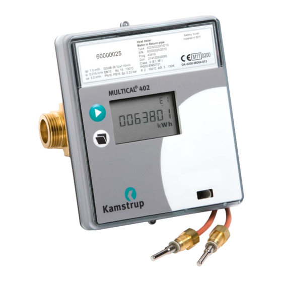 Kamstrup MULTICAL 402 Technische Beschreibung