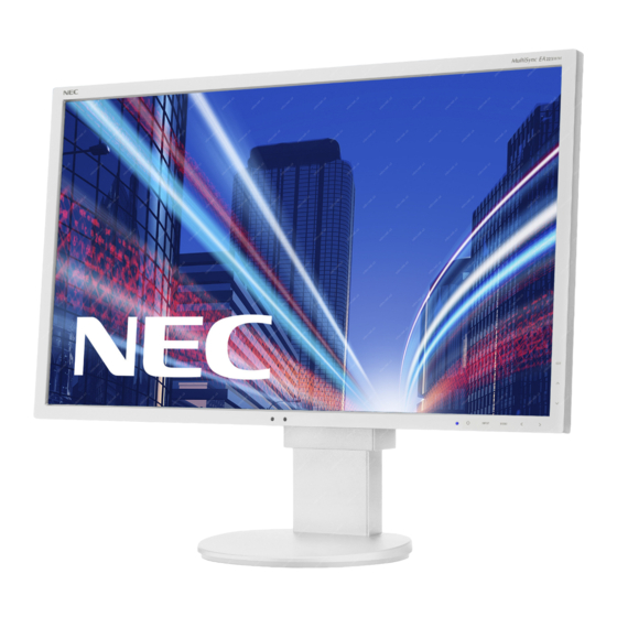 NEC MultiSync EA223WM Bedienungsanleitung