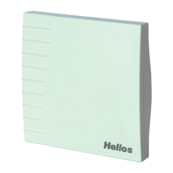 Helios KWL-FTF Handbuch