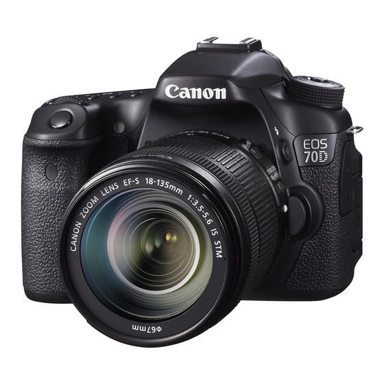 Canon EOS 70D Handbuch