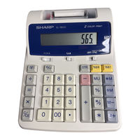 Sharp EL-1801C Bedienungsanleitung
