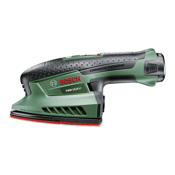 Bosch PSM 10,8 LI Originalbetriebsanleitung