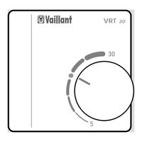 Vaillant VRT 30 Montageanleitung