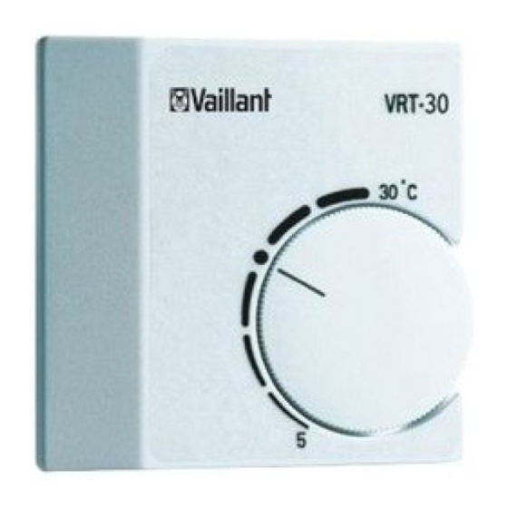 Vaillant VRT 30 Montageanleitung