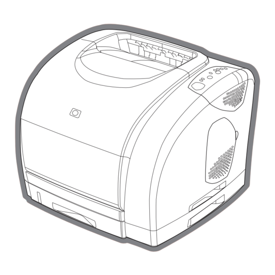 HP Color LaserJet 2500 series Inbetriebnahme