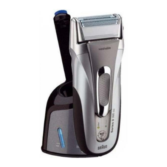 Braun series 3 390 cc Bedienungsanleitung