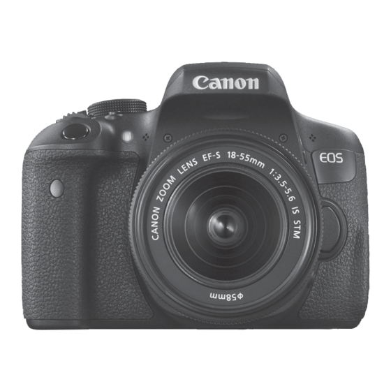 Canon EOS 750D Handbücher