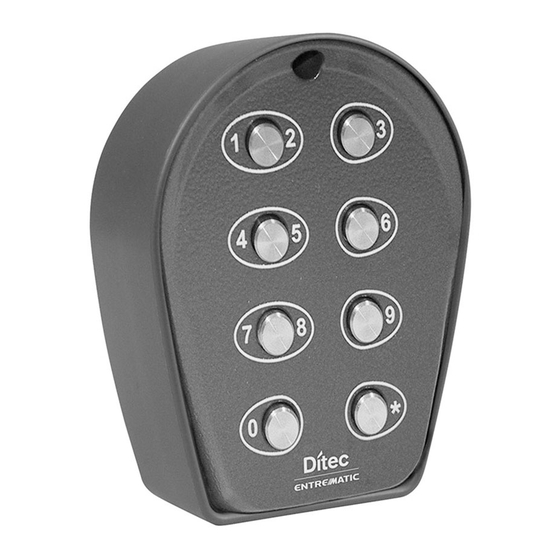 Entre Matic Ditec LAN4T Installationshandbuch