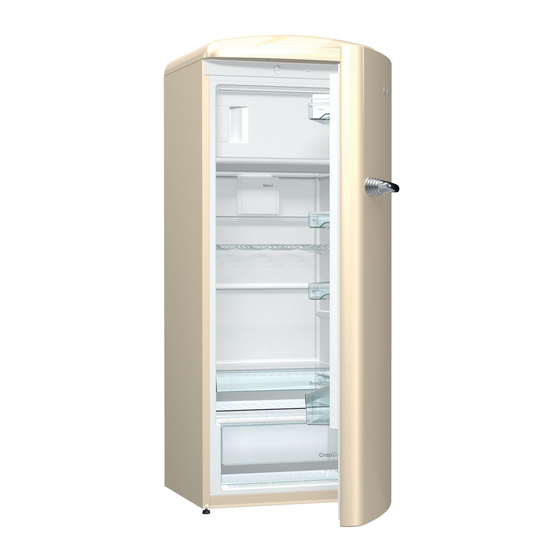 Gorenje ORB 153C Gebrauchsanweisung