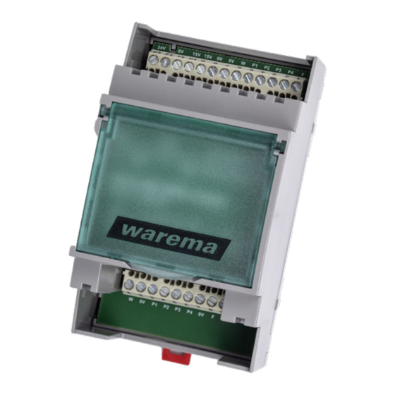 WAREMA BAline MIO MWG Adapter Bedienungs- Und Installationsanleitung