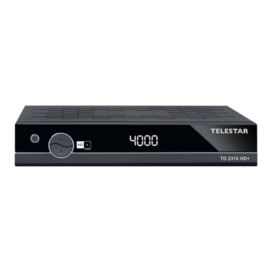 Telestar TD 2310 HD+ Bedienungsanleitung