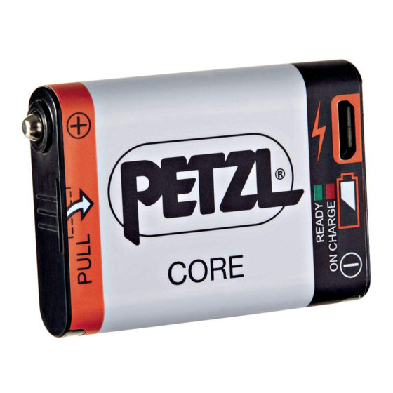 PETZL CORE Bedienungsanleitung