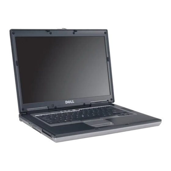 Dell latitude d830 Schnellstartanleitung