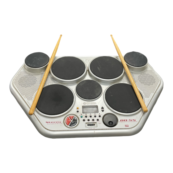 Yamaha drum pro dd-55 Digital Percussion Handbücher