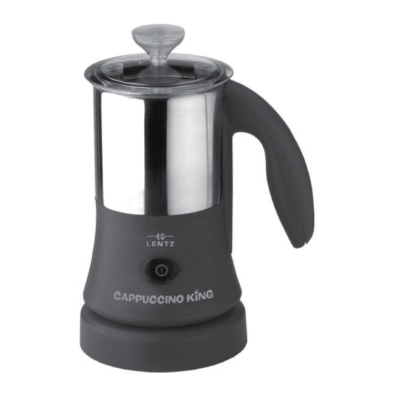 Lentz Cappuccino King CAP160 Gebrauchsanleitung