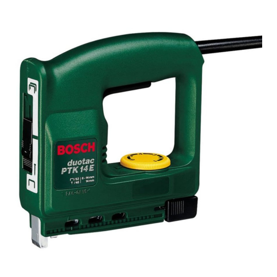 Bosch PTK 14 E Originalbetriebsanleitung