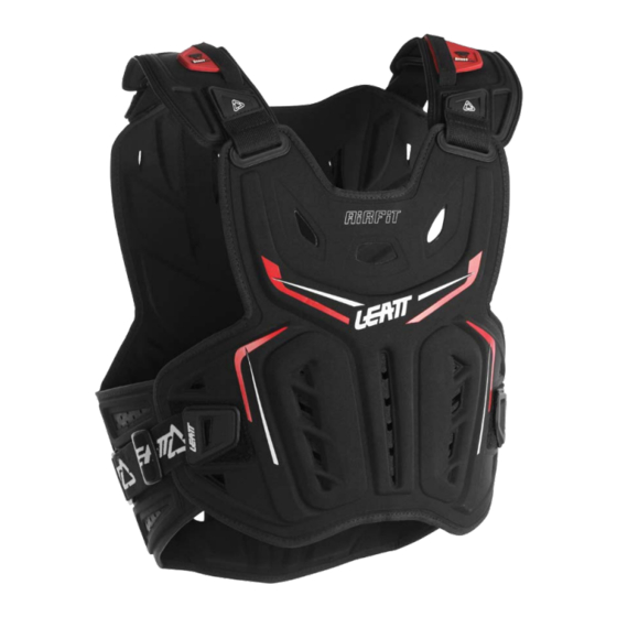 Leatt 3DF AIRFIT CHEST PROTECTOR Bedienungsanleitung
