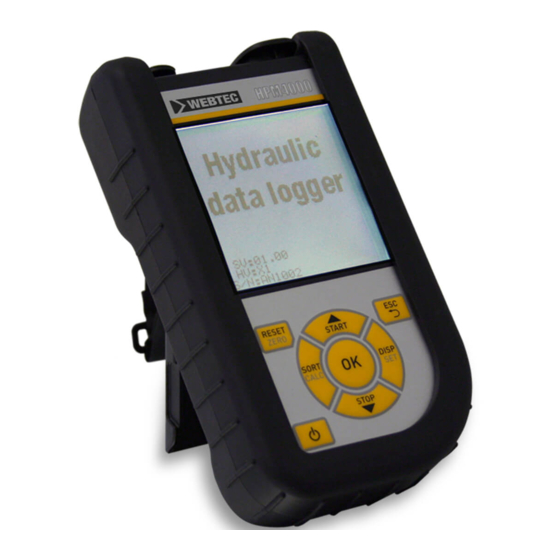 WEBTEC HPM4000 Bedienungsanleitung
