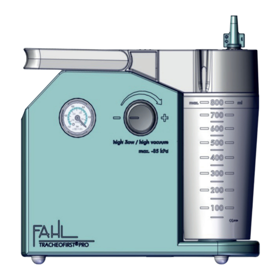 Fahl TRACHEOFIRST PRO Gebrauchsanweisung