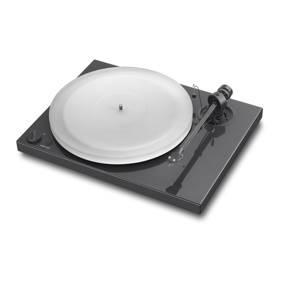 Pro-Ject Audio Systems 1 Xpression III Comfort Bedienungsanleitung