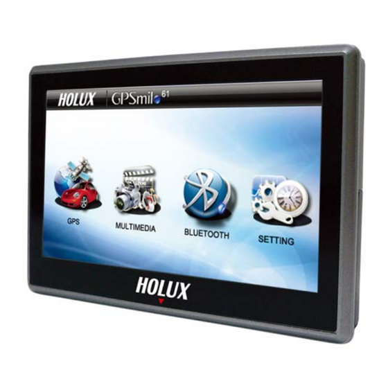 Holux GPSmile61 NAV iSlim Kurzanleitung