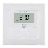 HomeMatic IP HmIP-WTH-1 Installations- Und Bedienungsanleitung