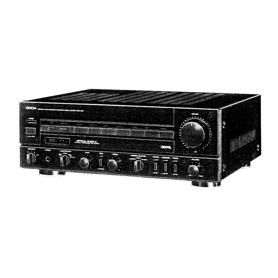 Denon PMA-1520 Wartungsanleitung