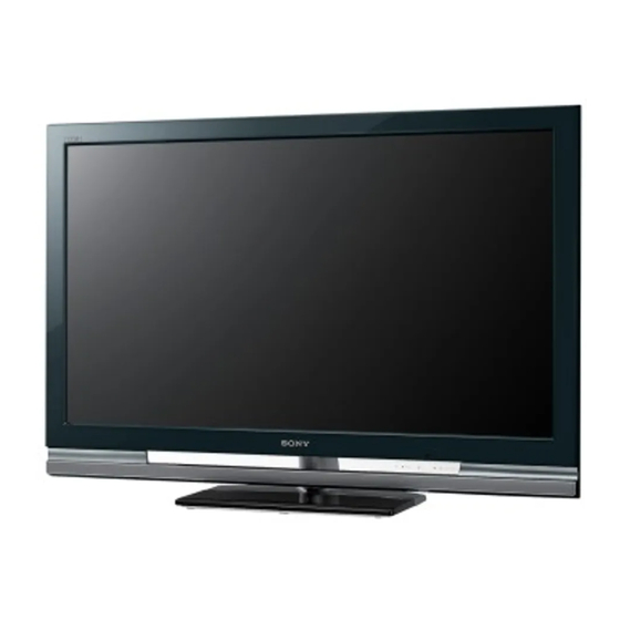 Sony BRAVIA KDL-52W40xx Bedienungsanleitung