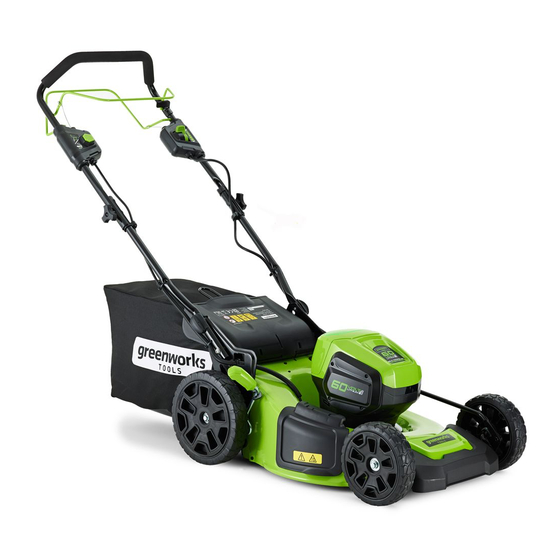 GreenWorks Pro GD60LM46SP Bedienungshandbuch