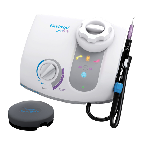 Dentsply Sirona Cavitron Jet Plus System Kurzanleitung