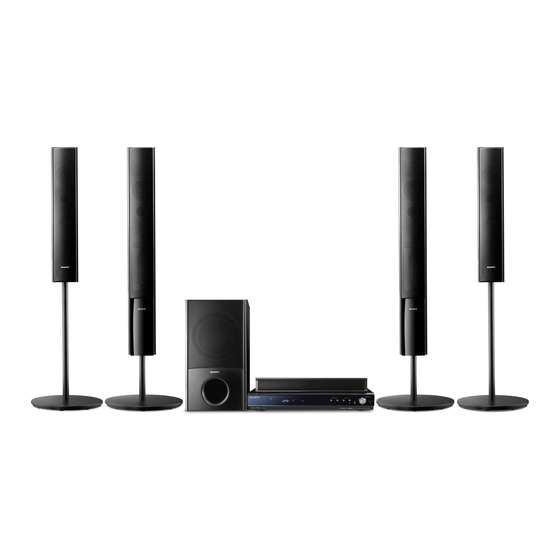 Sony HT-SF2300 Kurzanleitung