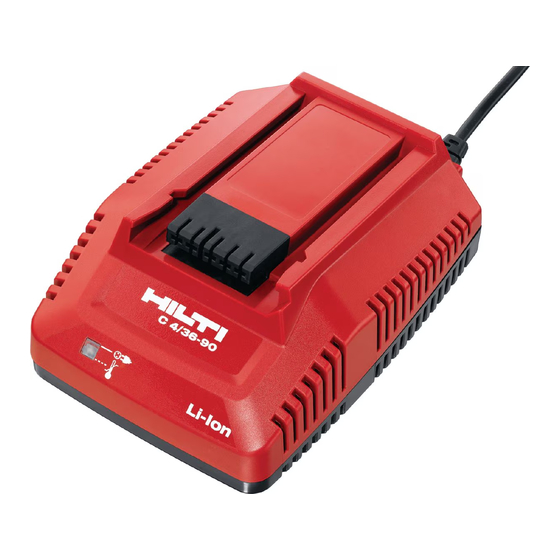 Hilti C 4/36-DC Bedienungsanleitung