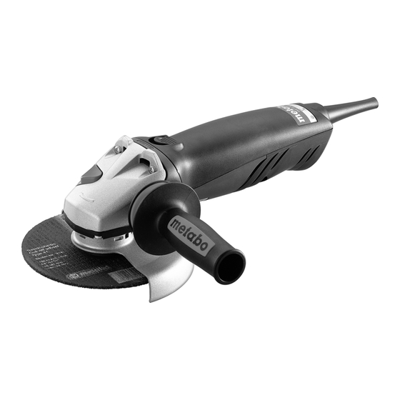 Metabo WA 1000 Quick Bedienungsanleitung