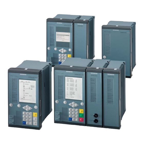 Siemens SIPROTEC 5 7SA84 Technische Daten - Montageanleitung