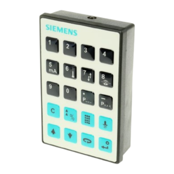 Siemens SITRANS 7ML5830-2AH Kompaktbetriebsanleitung
