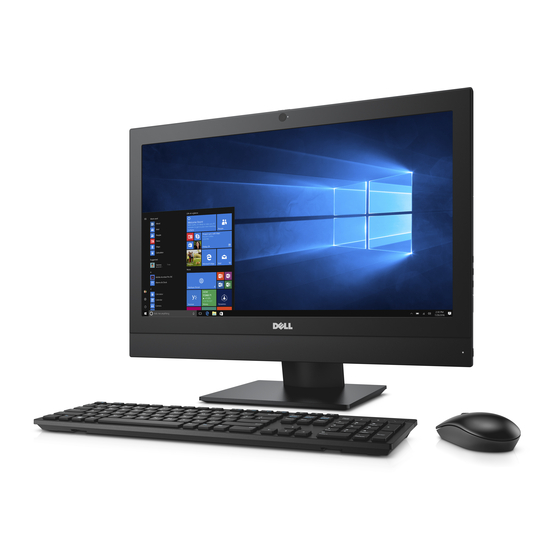 Dell OptiPlex 5250 All-in-One Schnellstart Handbuch
