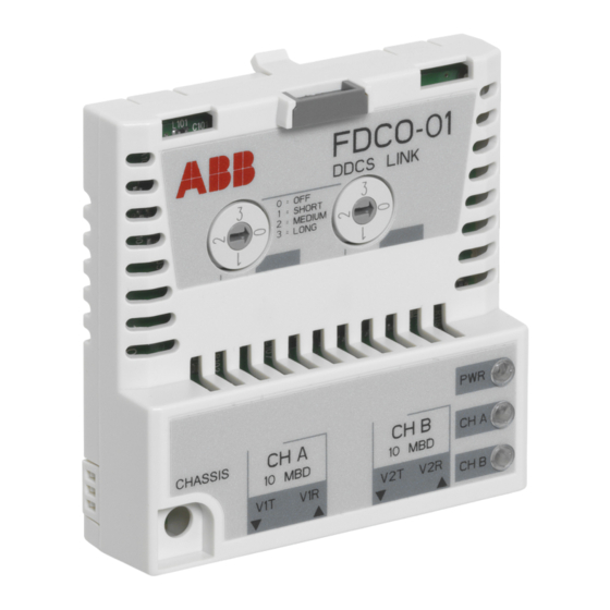 ABB FDCO-01 DDCS Handbücher