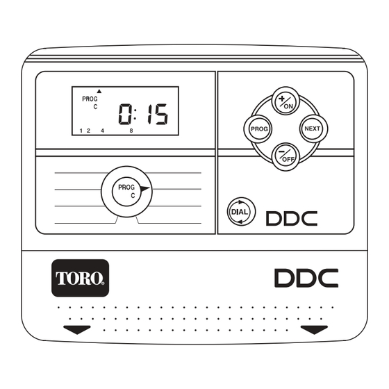 Toro Serie DDC Installations- Und Bedienungsanleitung