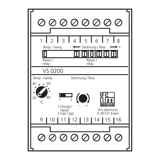 IFM Electronic VS 0200 Bedienungsanleitung