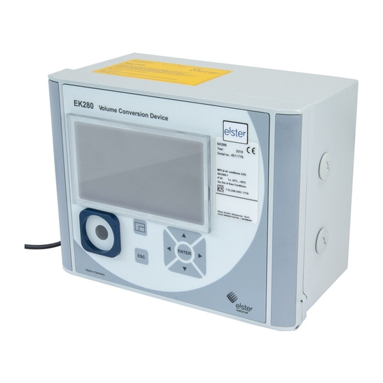 Elster Instromet EK-280 Betriebsanleitung