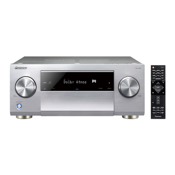 Pioneer SC-LX501 Bedienungsanleitung