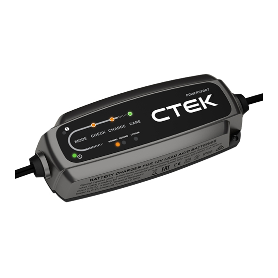 CTEK CT5 Bedienungsanleitung
