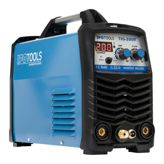 IPOTOOLS TIG-200R Originalbetriebsanleitung