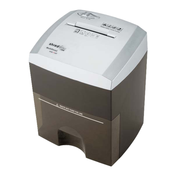 HSM Shredstar Multishred one-4 all Betriebsanleitung